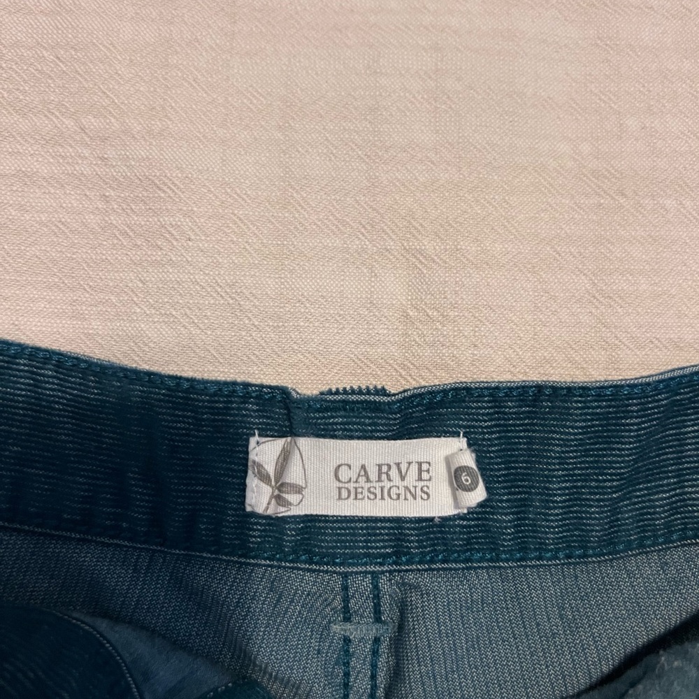 Carve corduroy shorts, mid rise. 5” inseam.